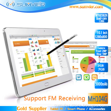 10.1inch HD MTK6582h Quad-Core Android Tablet PC (MH104G)